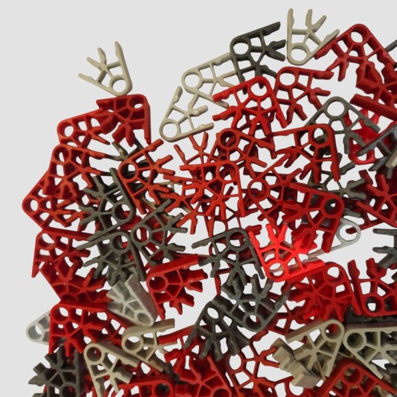 K'NEX Building Toy 174 Connectors 2 Way 3 Way Variations Replacement Parts KNEX - Picture 5 of 6